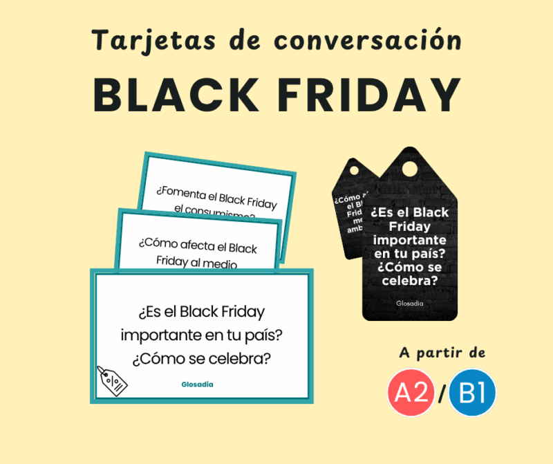Tarjetas de conversación Black Friday Viernes Negro