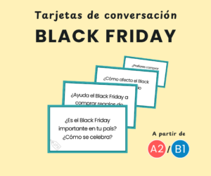 Tarjetas de conversación Black Friday