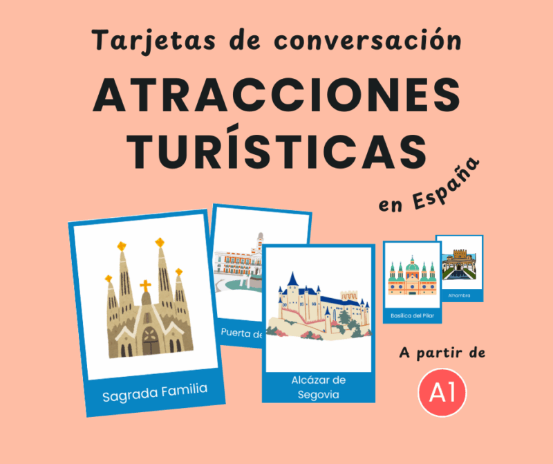 Tarjetas de conversación Atracciones turísticas de España