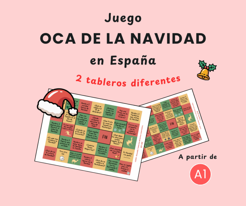 Juego Oca de la Navidad en España