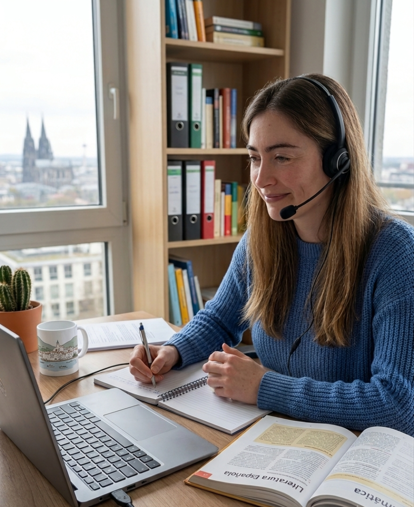 Spanischlehrerin fuer Deutschsprachige online