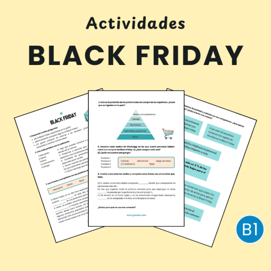 Actividades para Black Friday B1